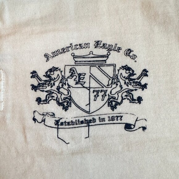 AMERICAN EAGLE - Vintage Cropped Polo Shirt - Picture 4 of 4